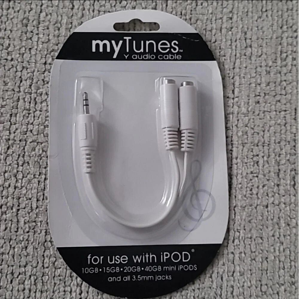 My Tunes Y audio Cable for use with iPOD